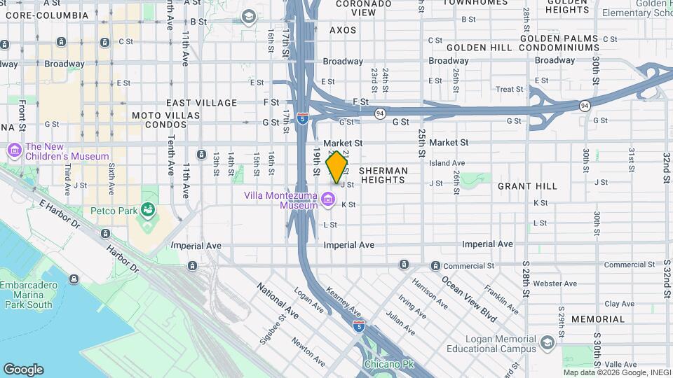 2005 J St Map and Location Details