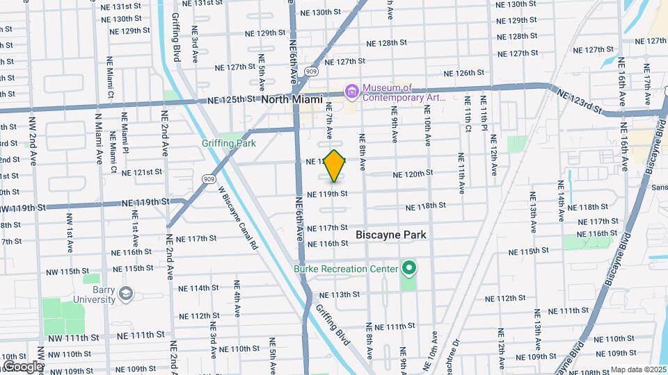 701 NE 119th St Mapa y Detalles de la Ubicación
