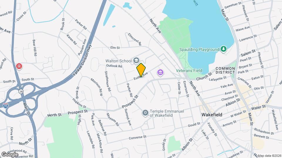 36 Eustis Ave Map and Location Details