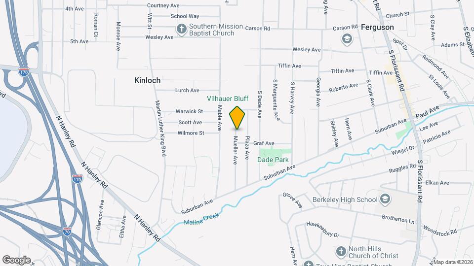 346 Mueller Ave Mapa y Detalles de la Ubicación