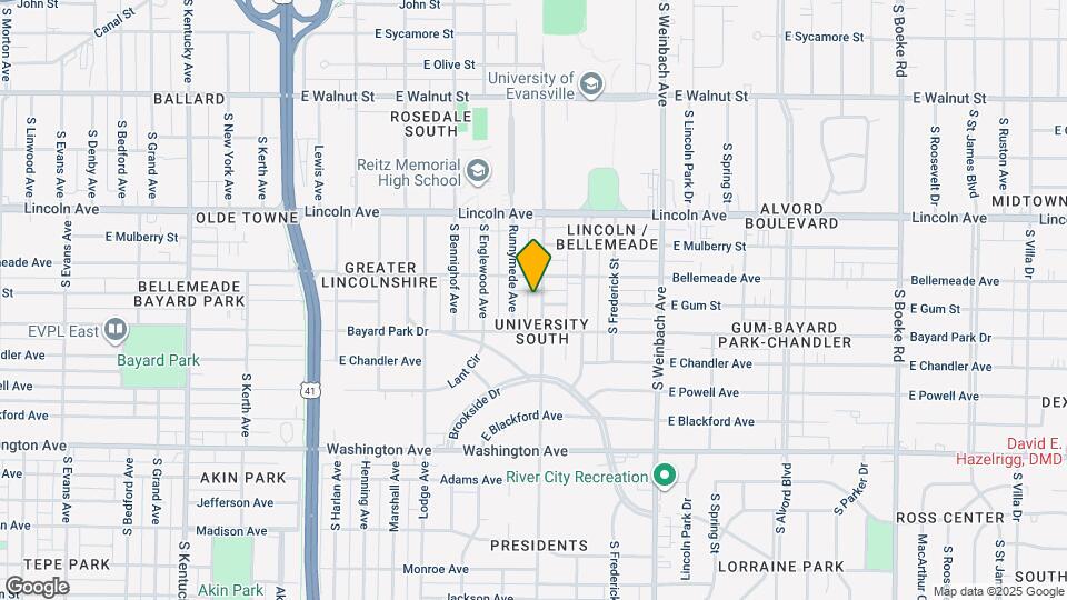 715 S Rotherwood Ave Map and Location Details