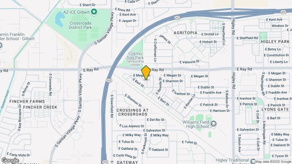 1682 S Penrose Dr Map and Location Details
