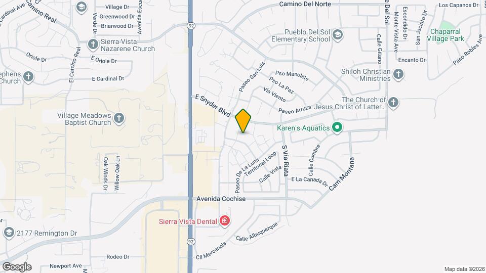 4411 Buena Loma Way Map and Location Details