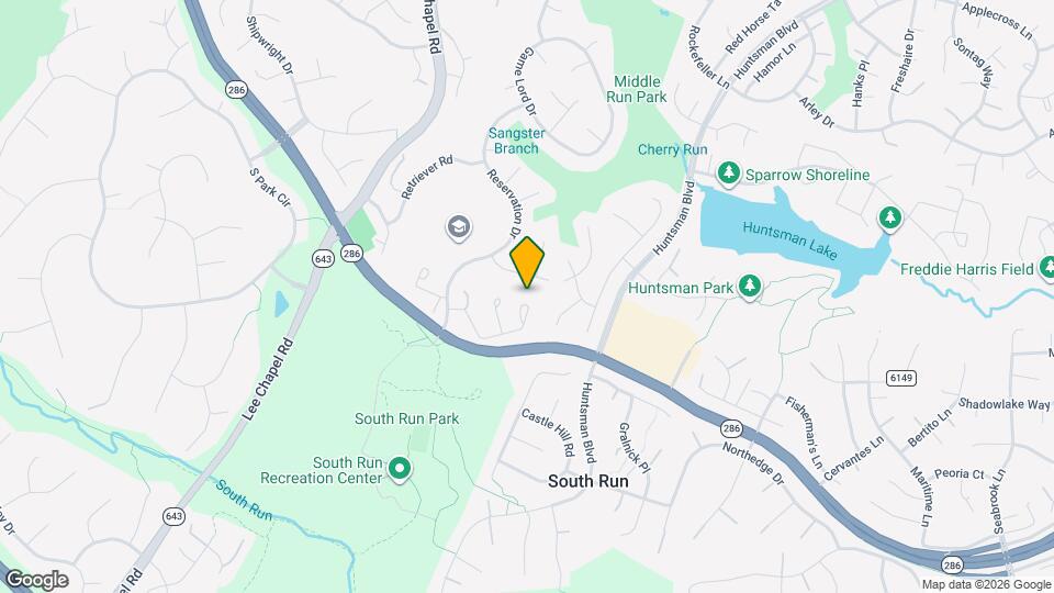 9406 Park Hunt Ct Map and Location Details