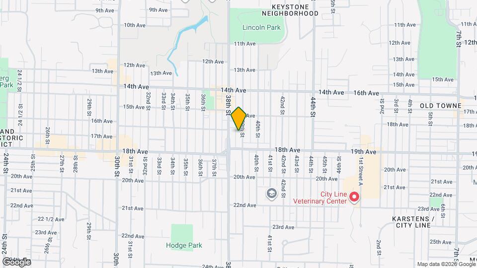 1534 39th St Mapa y Detalles de la Ubicación