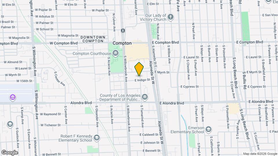 519 S Tamarind Ave Map and Location Details