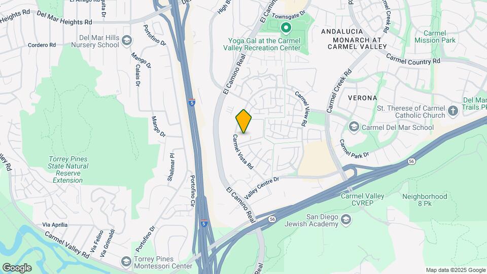 12213 Carmel Vista Rd Map and Location Details