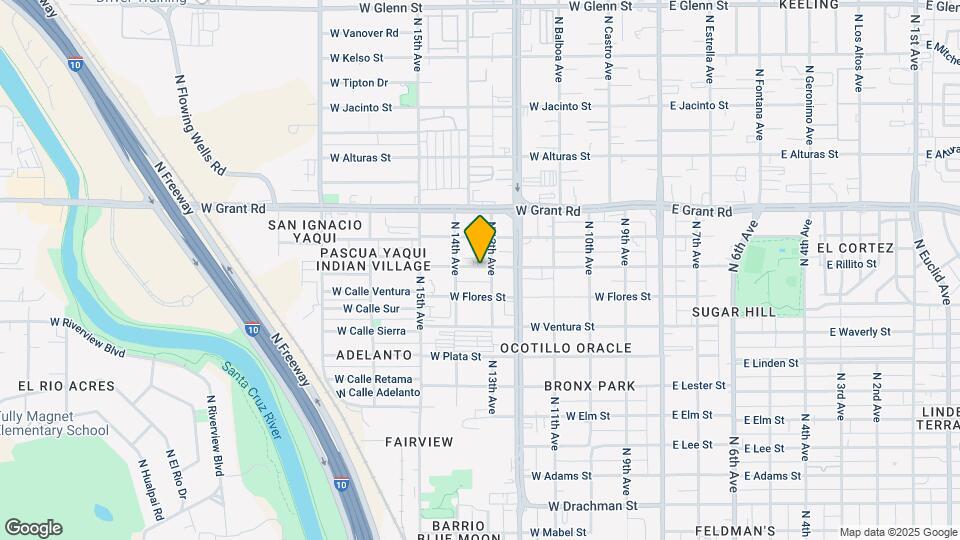521 W Rillito St Map and Location Details
