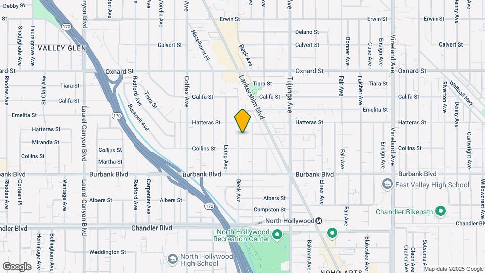 5728 Beck Ave Map and Location Details