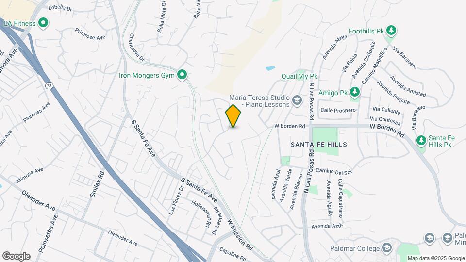 1735 Avenida Regina Map and Location Details