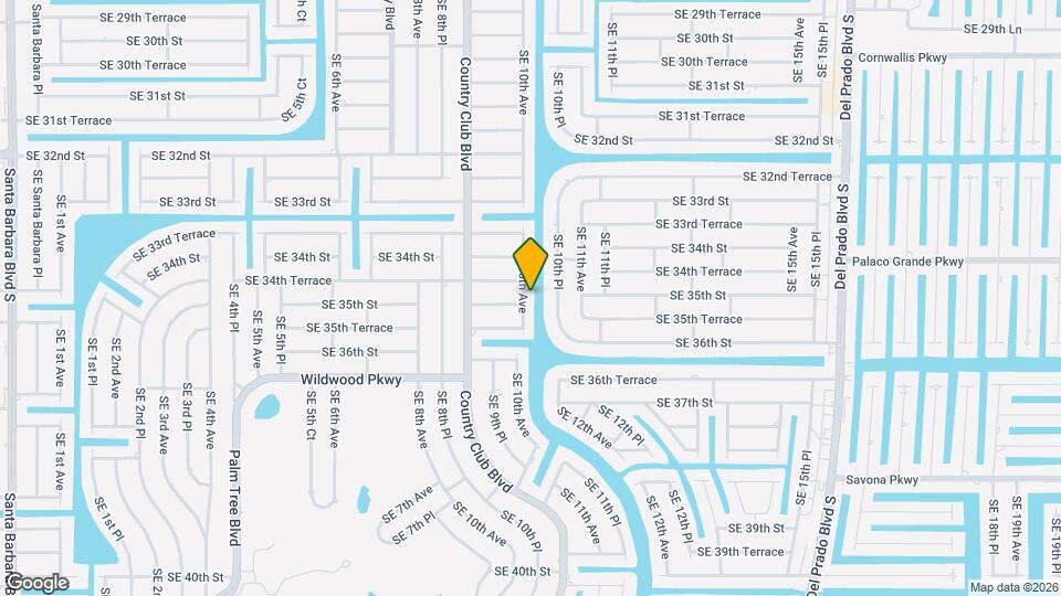 3425 SE 10th Ave Map and Location Details