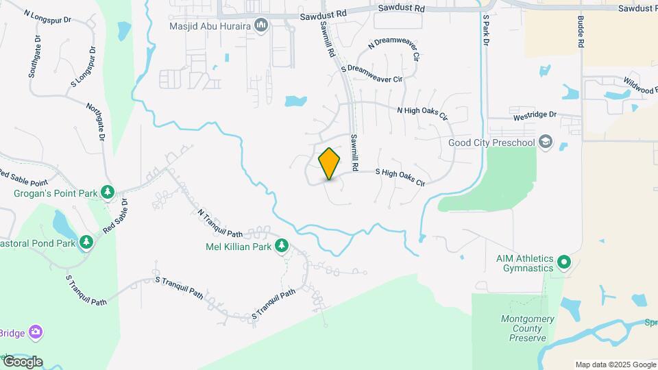 90 W High Oaks Cir Map and Location Details