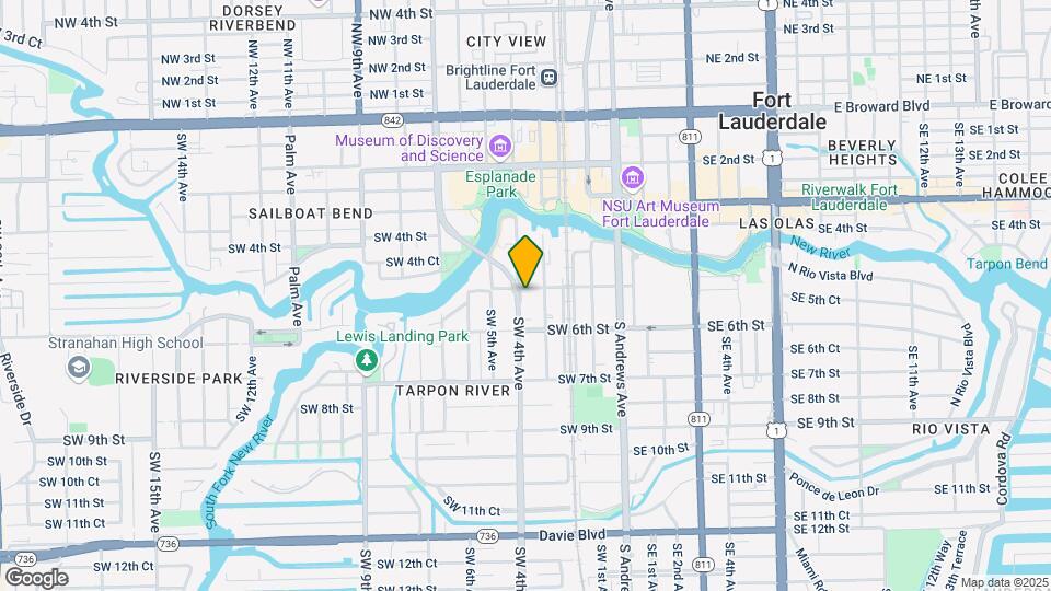 504 SW 4th Ave Map and Location Details