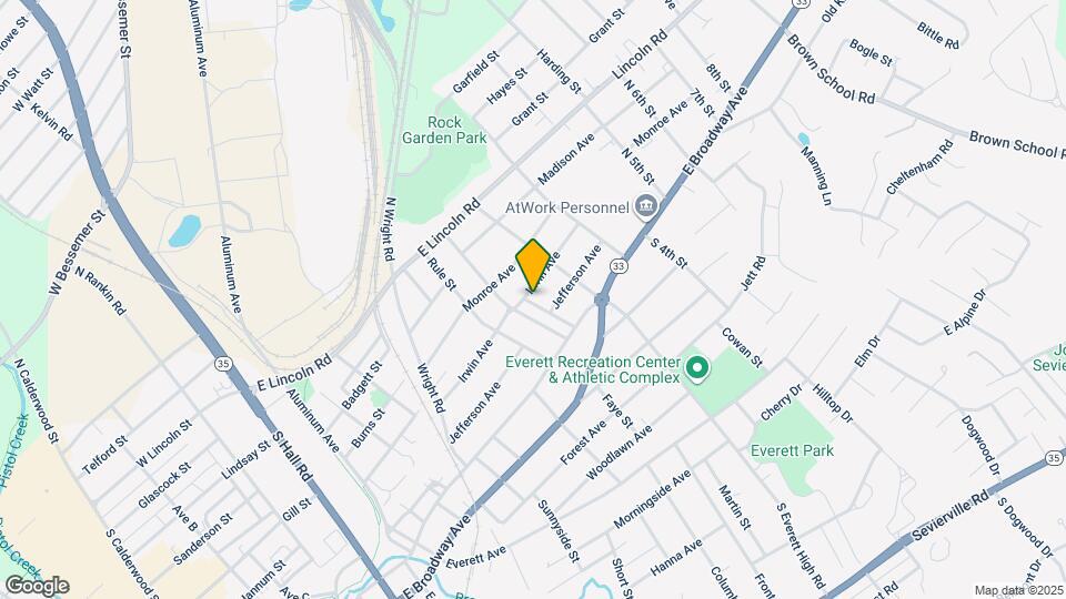 1410 Irwin Ave Map and Location Details