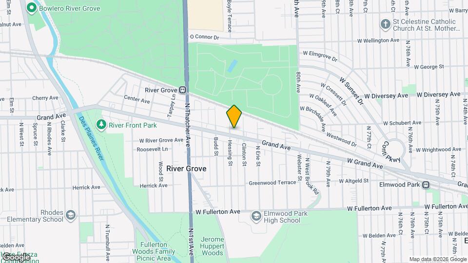 8222 W Grand Ave Map and Location Details