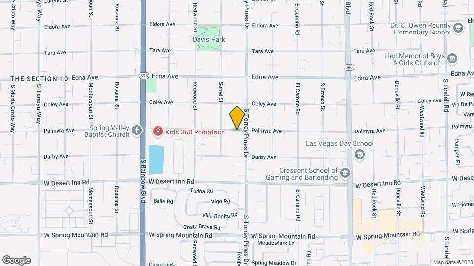 6545 Palmyra Ave Map and Location Details