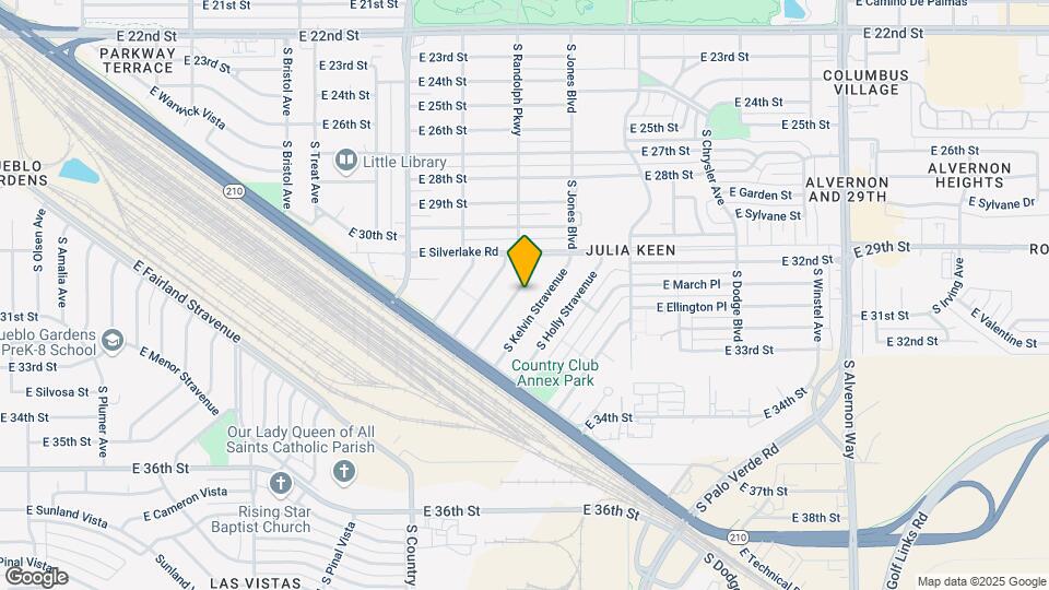 2027 S Miramonte Stravenue Map and Location Details