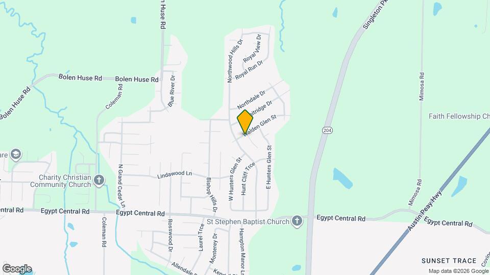 4481 Walden Glen Cv Map and Location Details