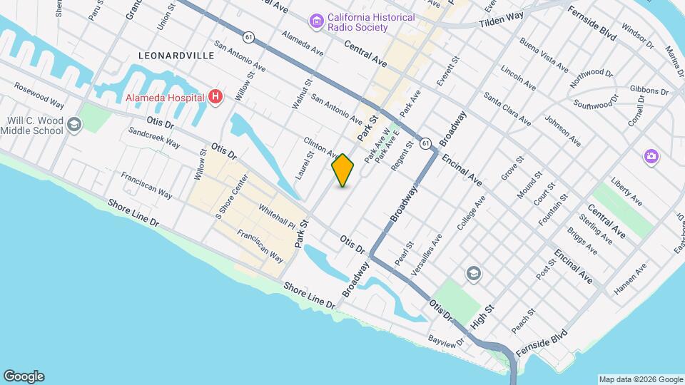 1117 Park Ave Map and Location Details