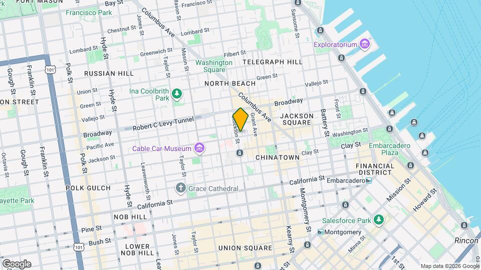 1104 Stockton St Map and Location Details