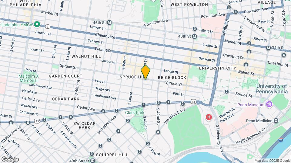 4242 Spruce St Map and Location Details