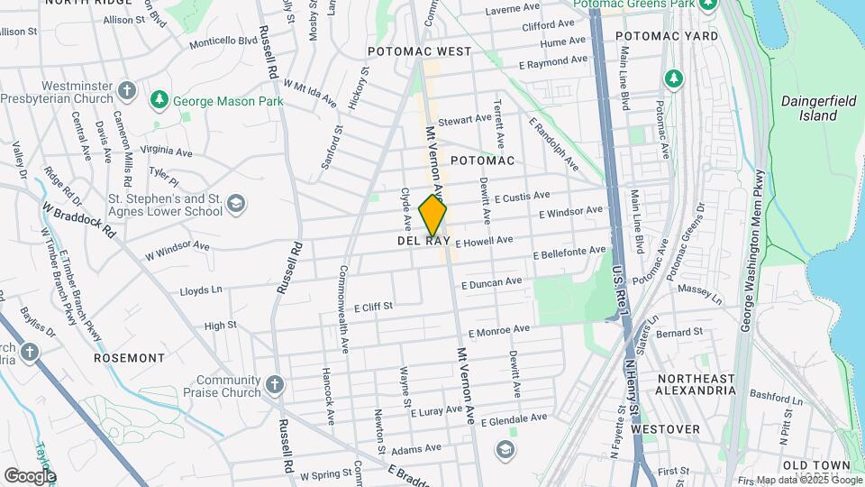 112 E Howell Ave Map and Location Details