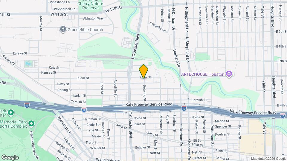 2413 Detering St Map and Location Details