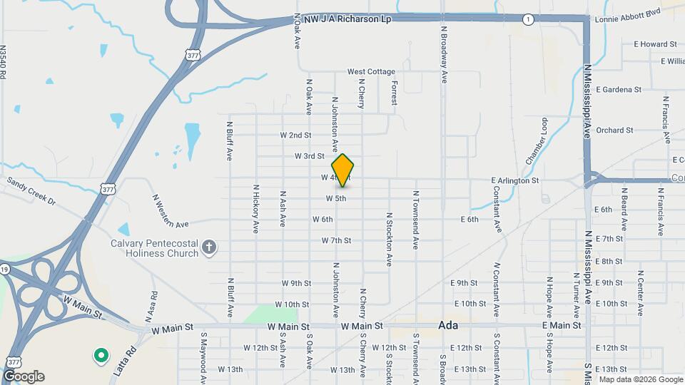 426 W 5th Map and Location Details