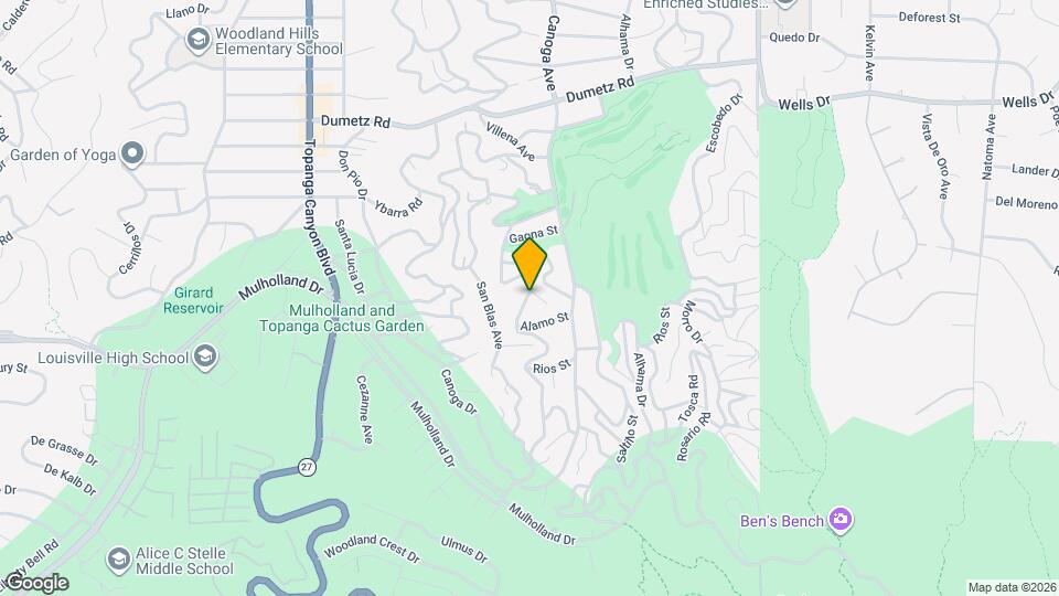 4530 Ensenada Dr Map and Location Details