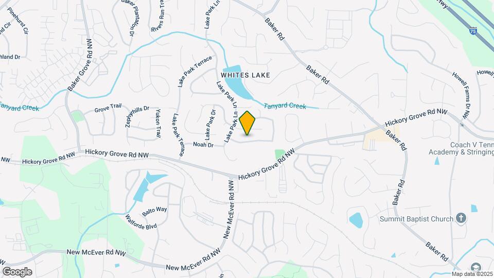 2613 Lake Park Bend Map and Location Details