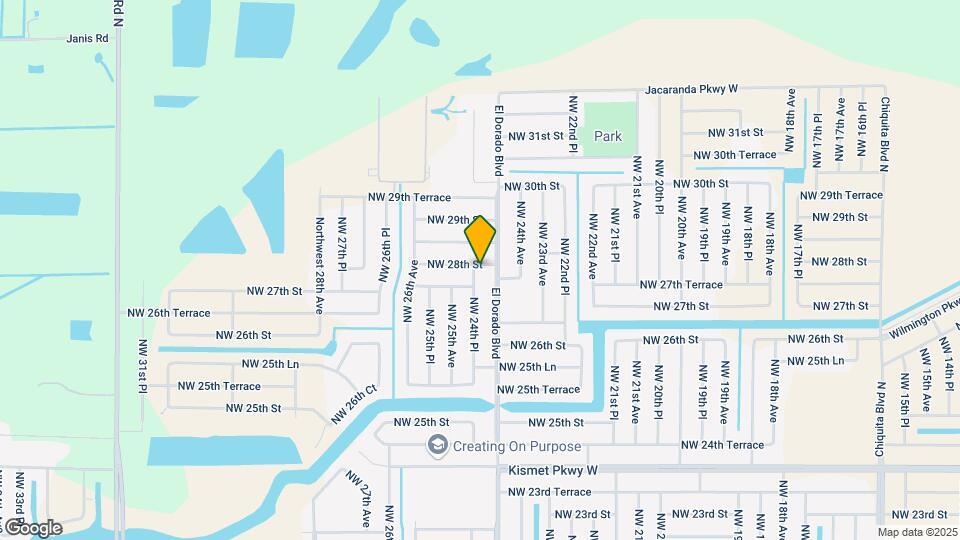 2805 NW 24th Pl Map and Location Details