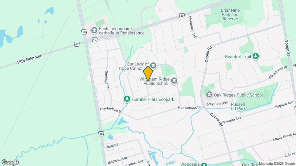 33 Deerwood Crescent Map and Location Details
