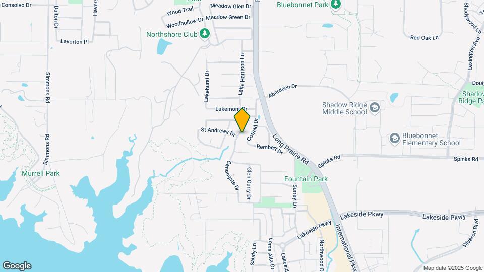 1012 Canongate Dr Map and Location Details