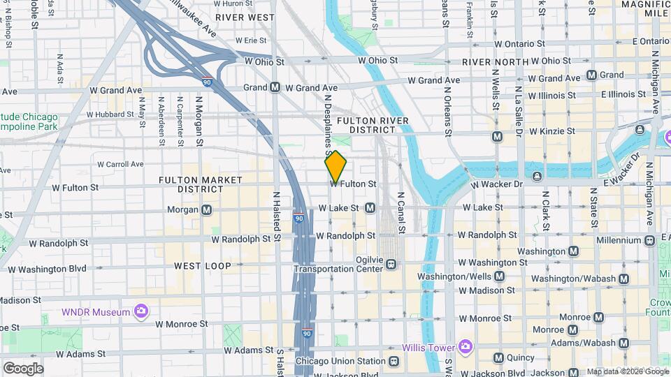 353 N Desplaines St Map and Location Details