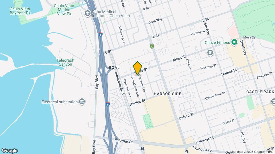 1022 Oaklawn Ave Map and Location Details