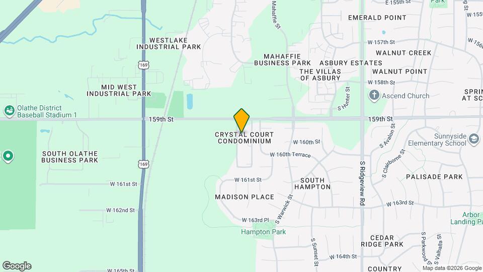 15953 S Crestview Dr Mapa y Detalles de la Ubicación