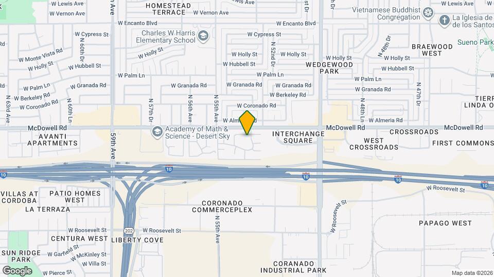 5305 W Lynwood St Map and Location Details