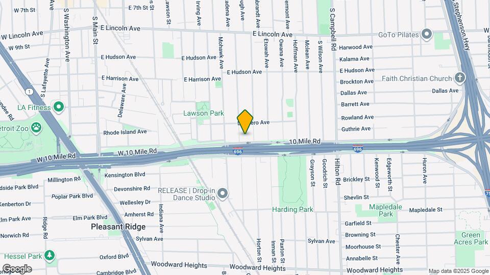 1525 Wyandotte Ave Mapa y Detalles de la Ubicación