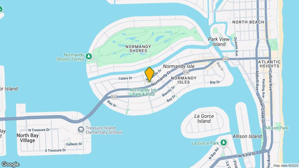 1581 Normandy Dr Map and Location Details