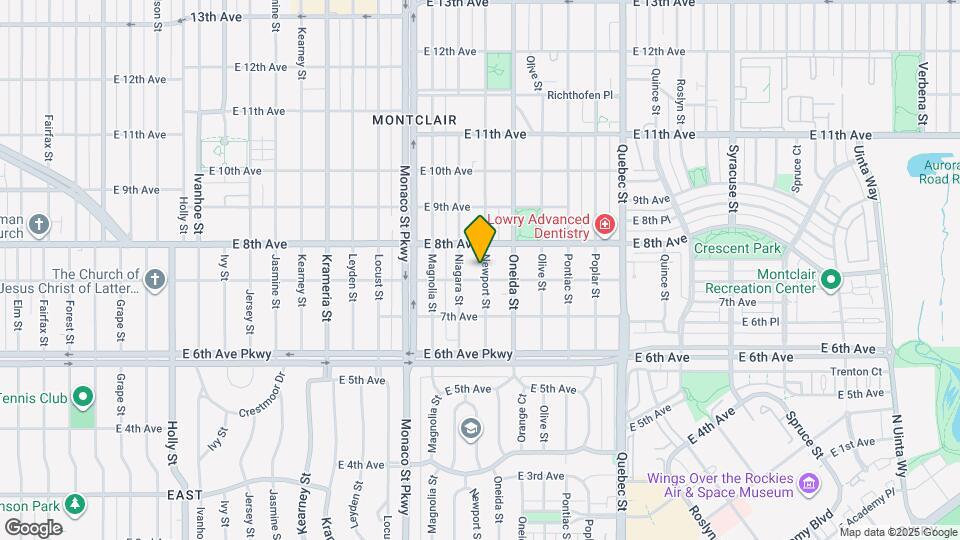 761 Newport St Map and Location Details