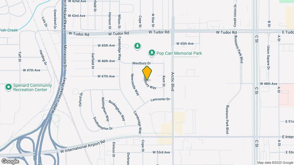 4801 Canterbury Way Map and Location Details