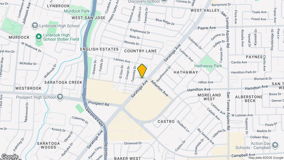 1535-1537 Saratoga Ave Map and Location Details