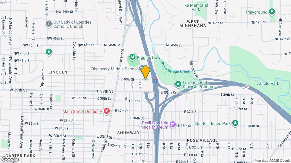 3922 I St Map and Location Details