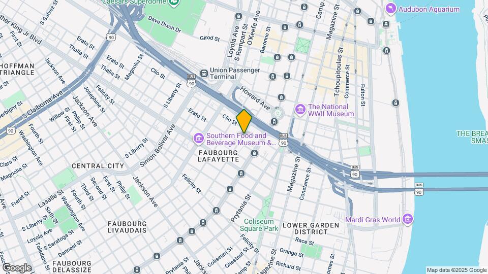 1216 Carondelet St Map and Location Details
