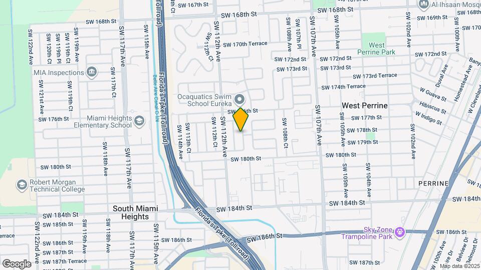17790 SW 110th Ct Map and Location Details