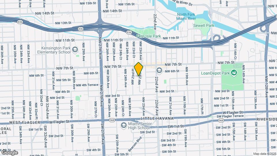 500 NW 23rd Ct Map and Location Details