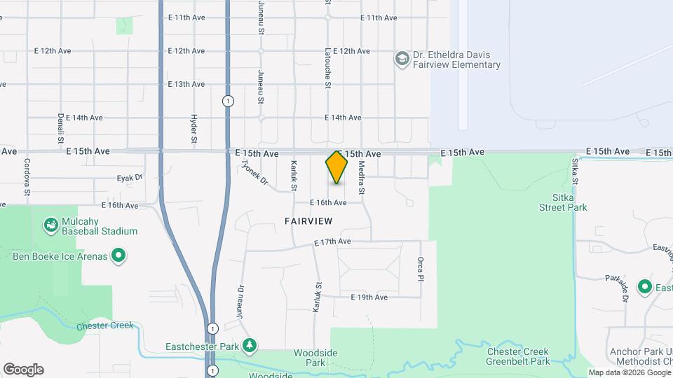 1555 Latouche St Map and Location Details