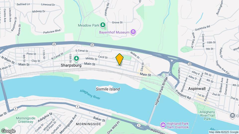 105 19th St Map and Location Details