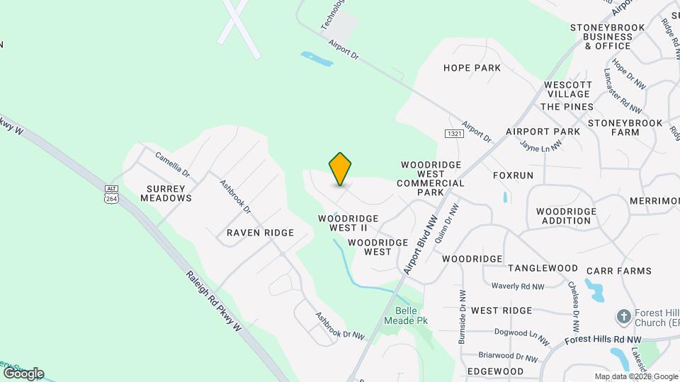 3701 Ashford Dr NW Map and Location Details