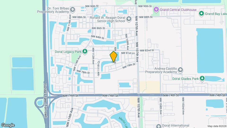 10911 NW 79th St Map and Location Details
